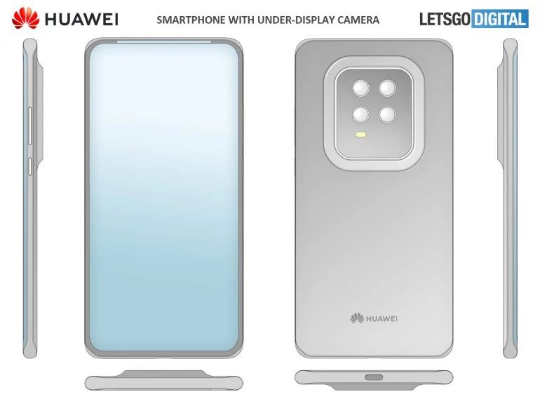 疑似华为屏下前摄手机专利曝光；iPhone 13全系机模流出