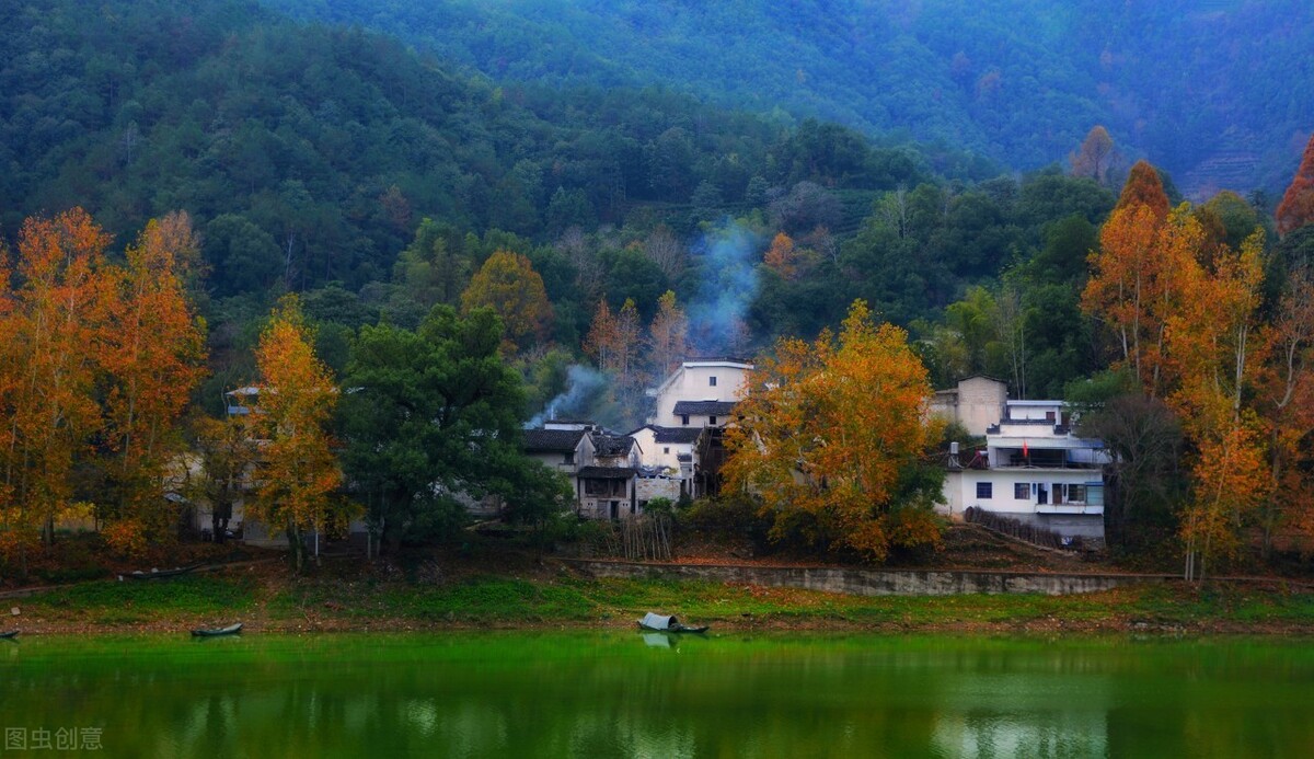 Anhui in autumn, one night into autumn, Huizhou became beautiful