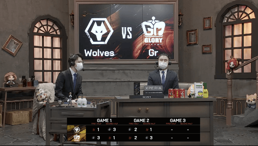 第五人格2021IVL夏季赛常规赛 Wolves vs Gr 第二局