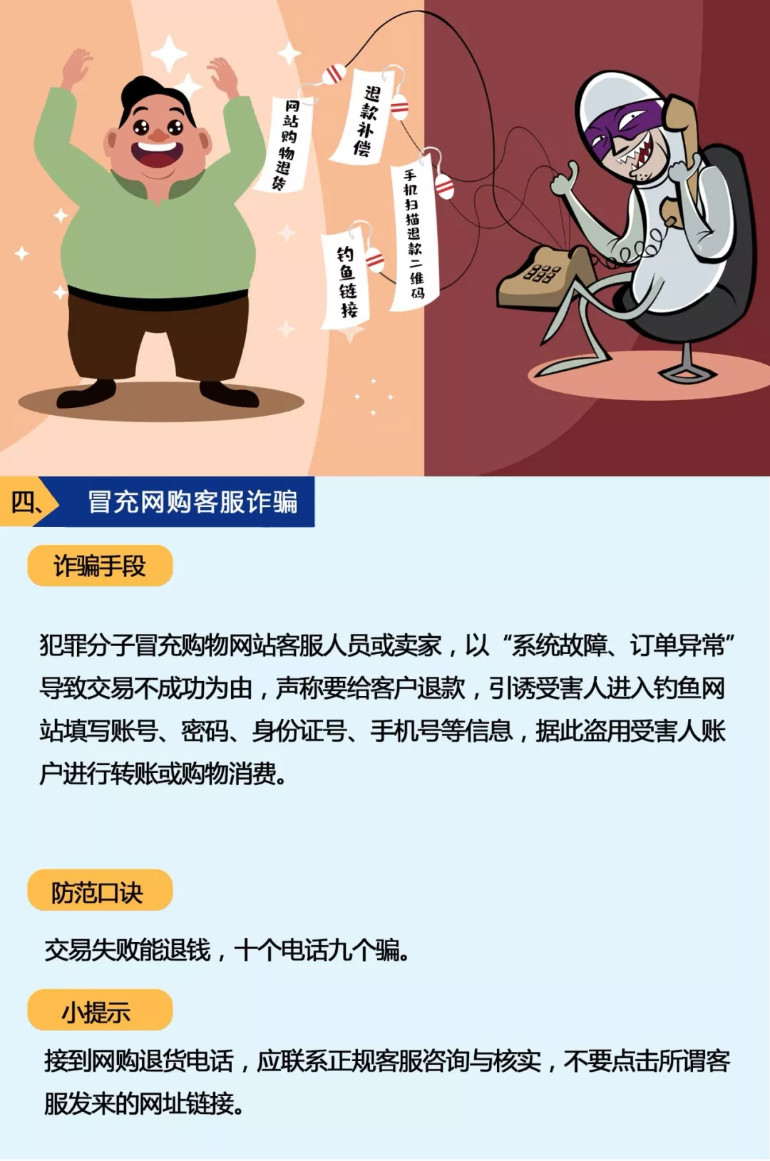 图说防范电信网络诈骗(图文版)
