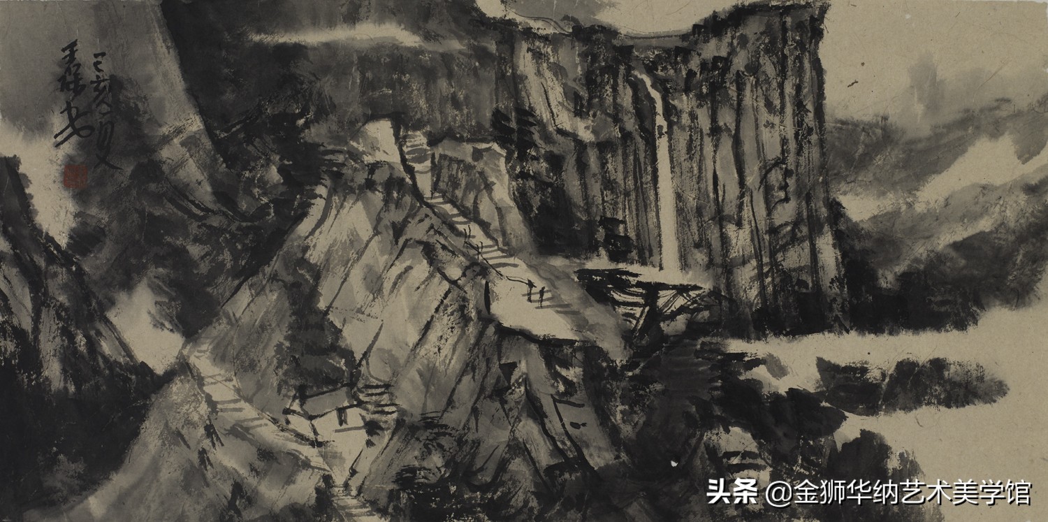 当代水墨名家王保安先生优秀作品（华山写生）赏析系列《四》