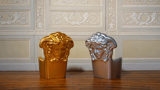 Versace Home经典美杜莎休闲椅，张扬与时尚家具典范