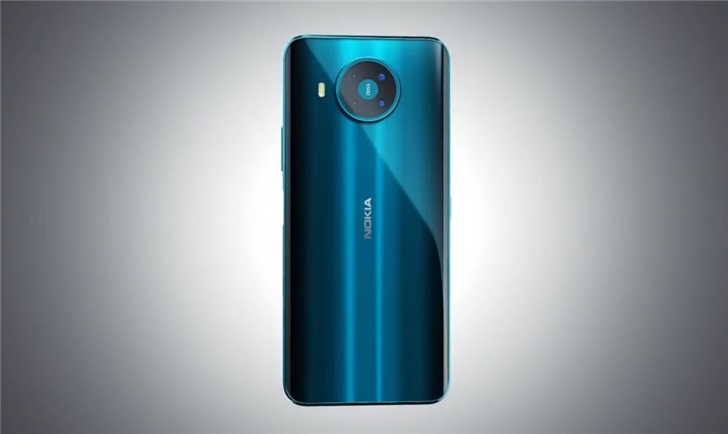 Nokia第一款5G手机上Nokia 8.3 5G宣布公布，配用高通芯片765GCPU