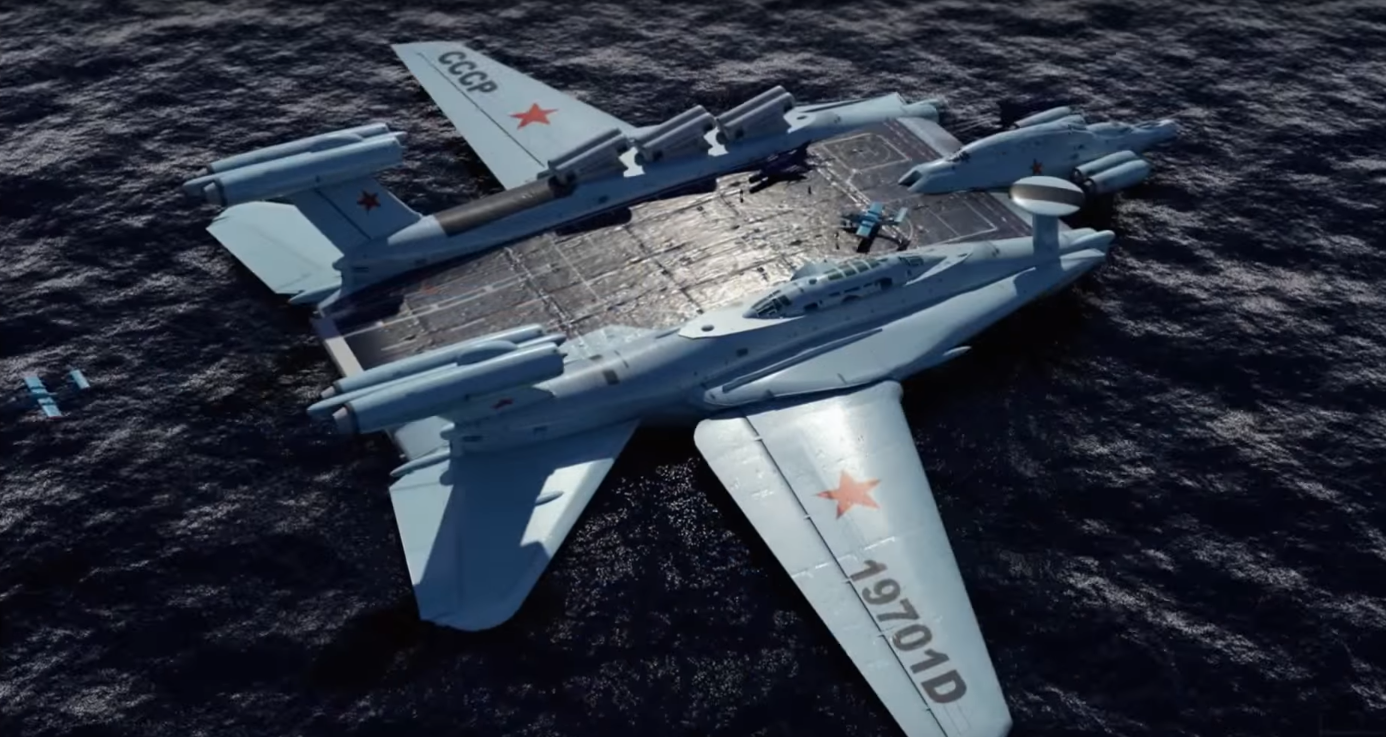 神秘的里海怪物，400公里外能打航母，航速有每小时800千米