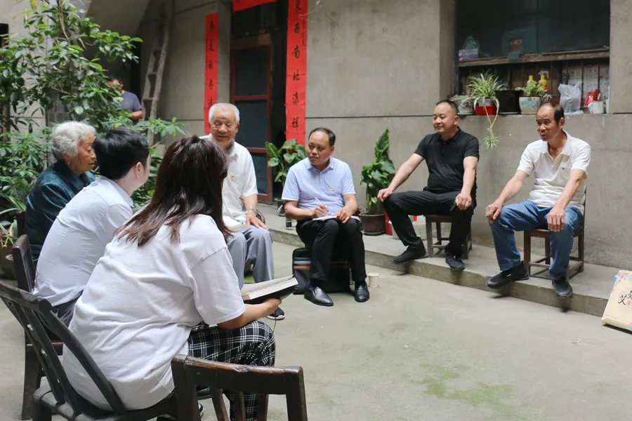江北街道办：一泓清水送农家