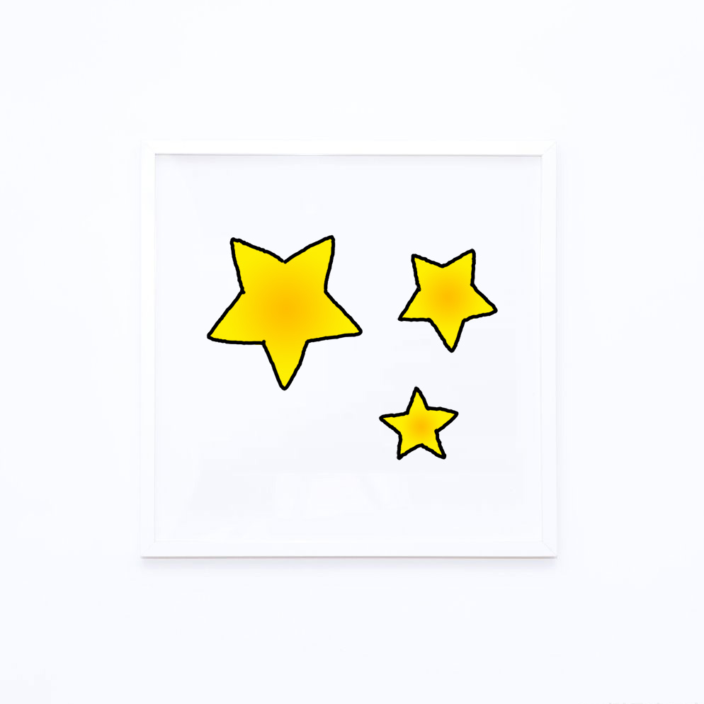 如何画五角星星简笔画