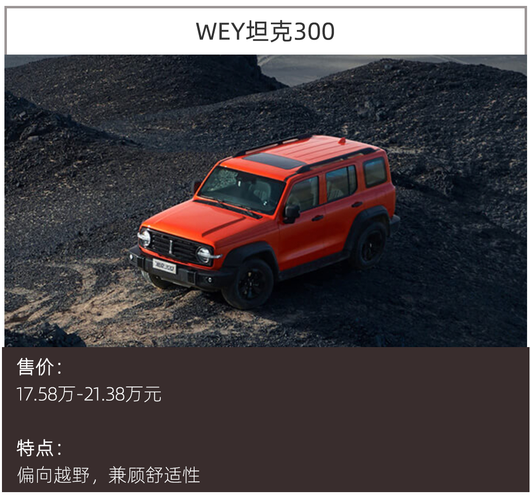 不到20万元的坦克300、指南者、奇骏都是好选择