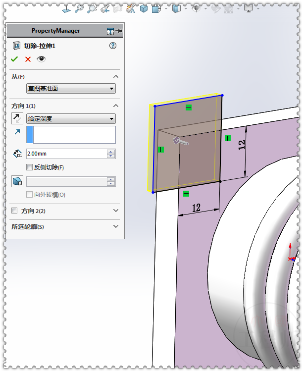 SolidWorks��ģ��ϰ�⣺CaTICs 3D-OK01