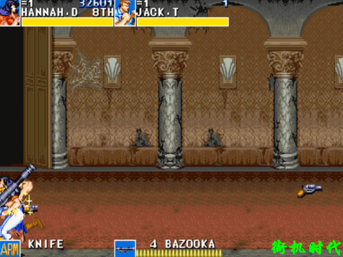 經(jīng)典街機《恐龍快打》通關(guān)百次也未必知道，游戲中還有隱藏招式