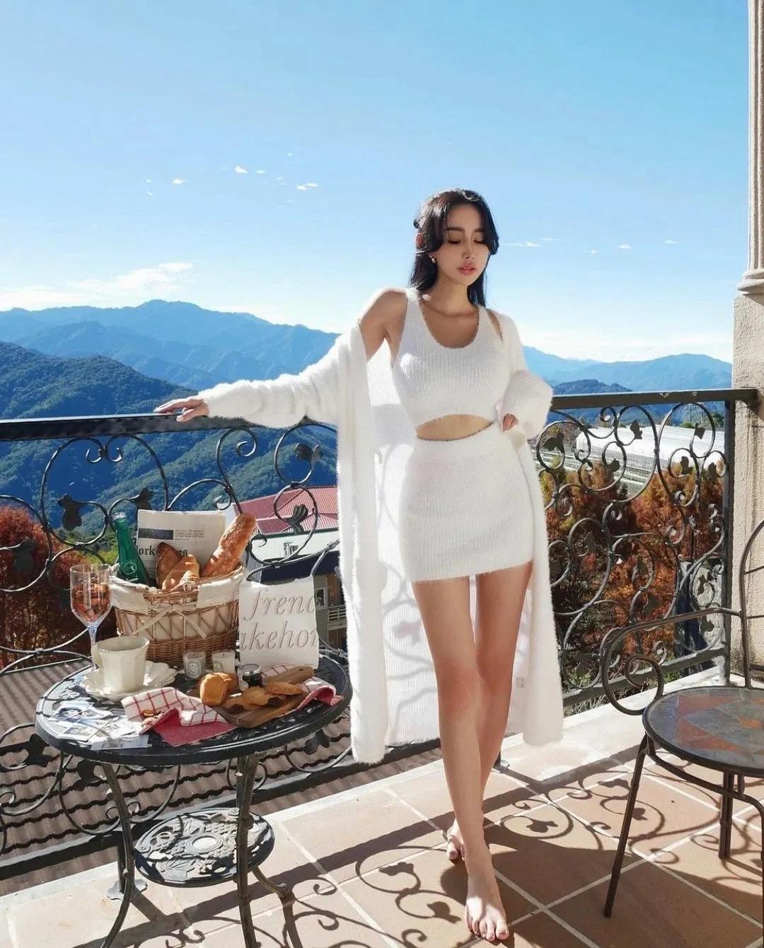 颜值高身材好ins美女小姐姐街拍大片图片