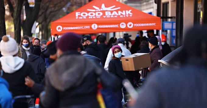 疫情惡化、危機加劇，超5千萬美國人面臨挨餓，特朗普成眾矢之的