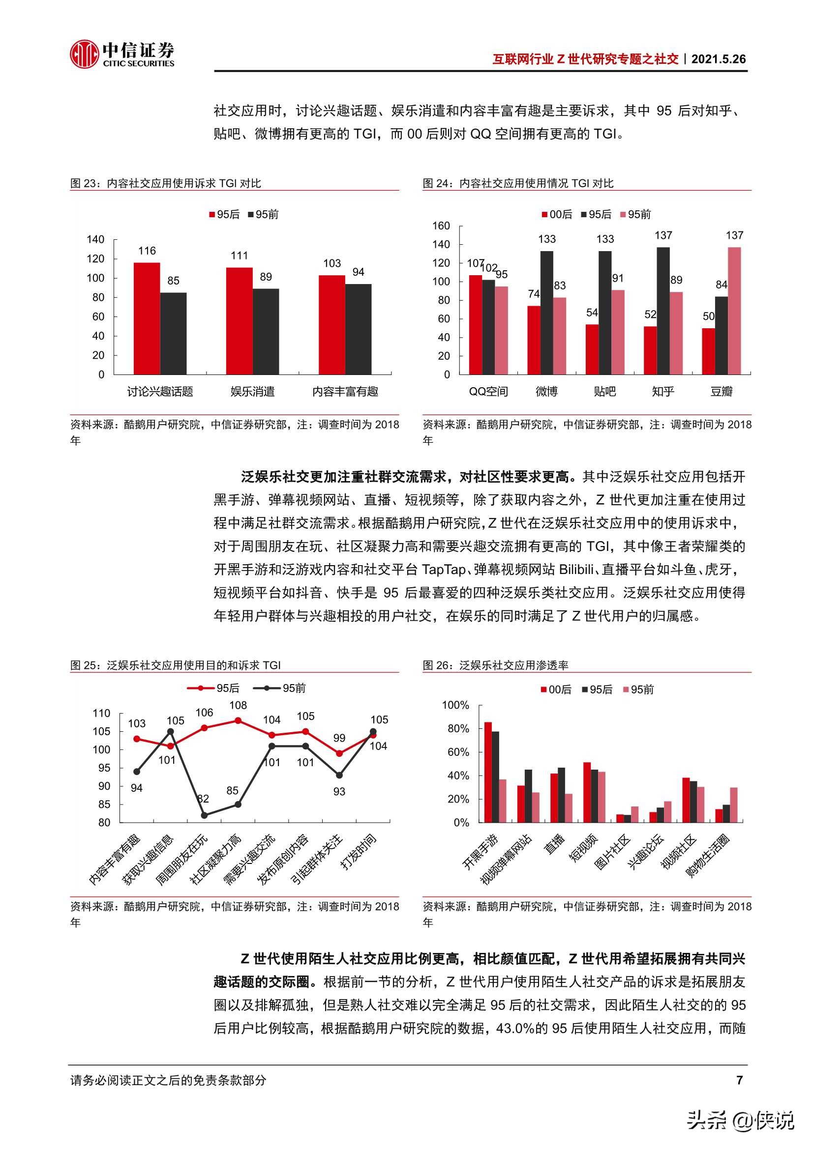 以Soul和TapTap为代表的Z世代社交研究（中信证券）