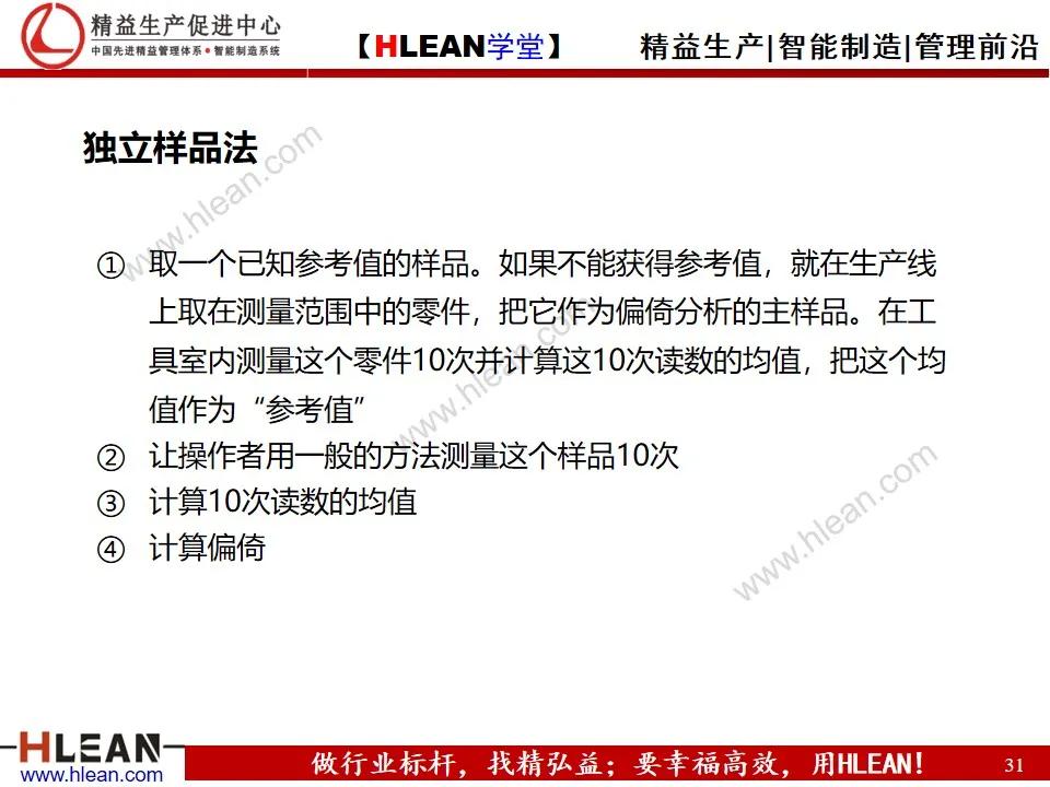 「精益学堂」测量系统分析MSA