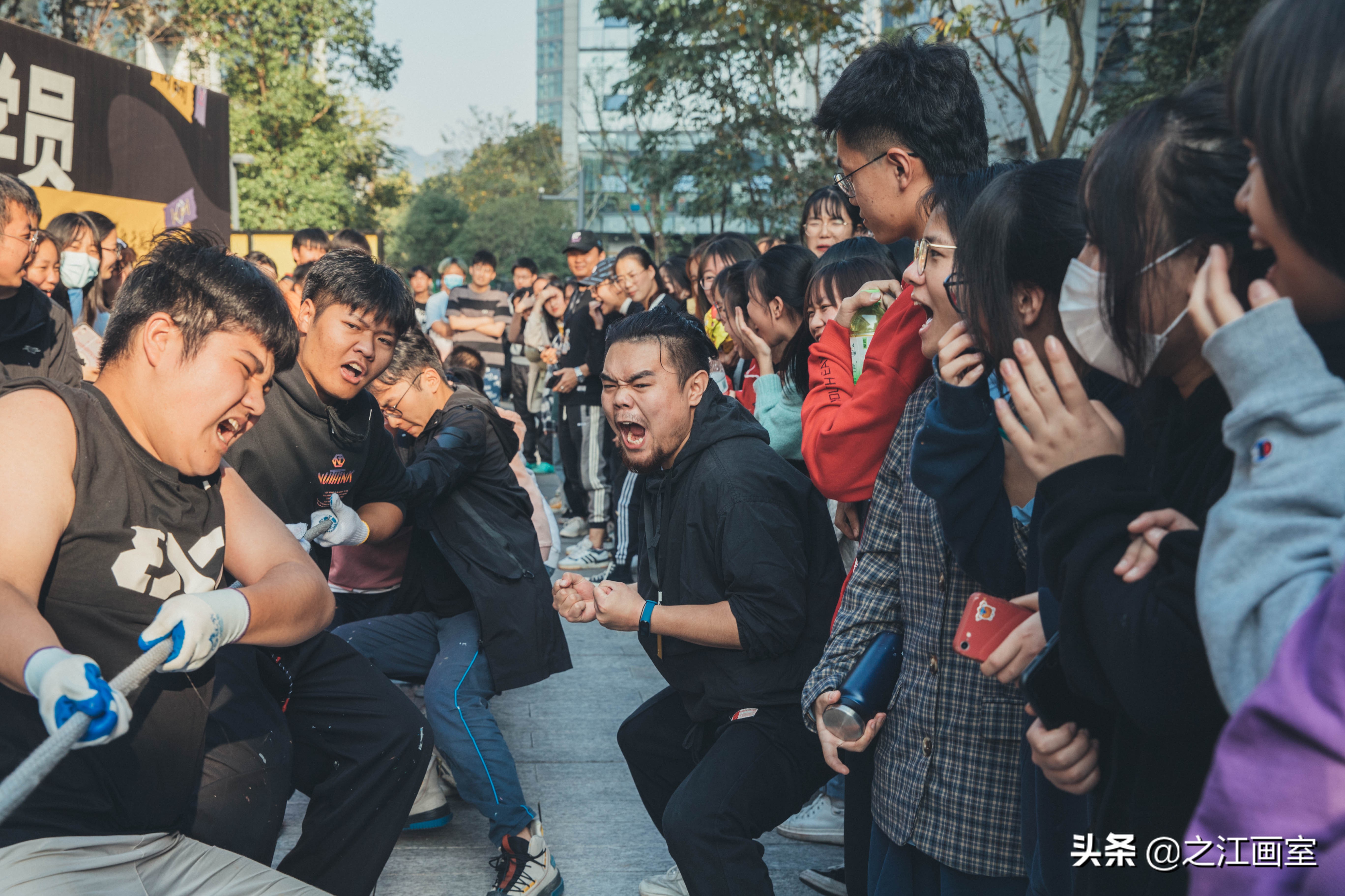 杭州之江画室-校园拔河赛回顾，酣畅秋日，精彩纷呈