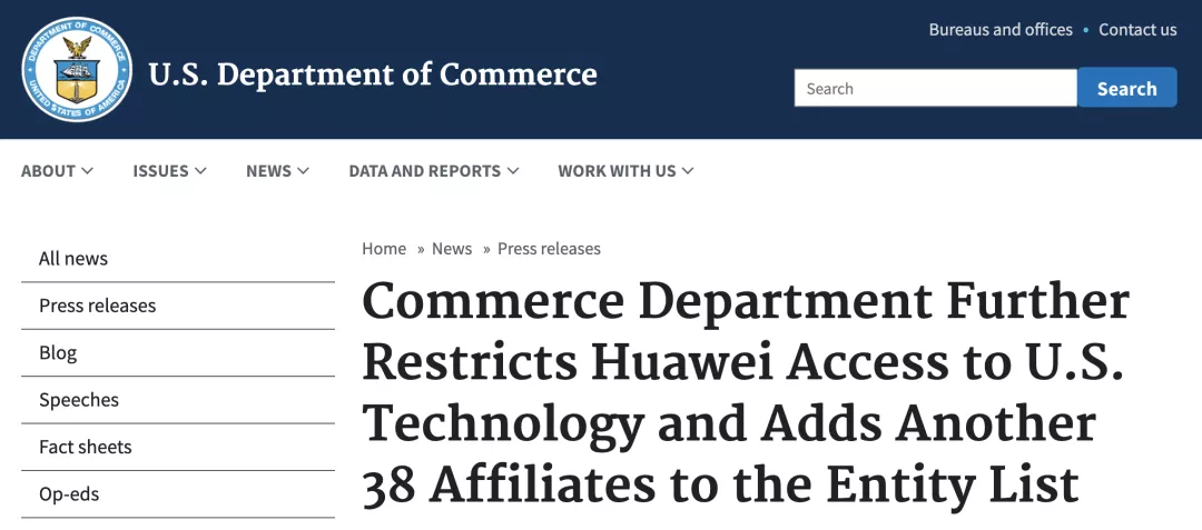 突发!美拟禁联发科向<mark data-type=institutions data-id=48d62db6-3e47-4e93-8b9d-b1283a7ea419>华为</mark>供货:第三方芯片也需美国批准,即日生效