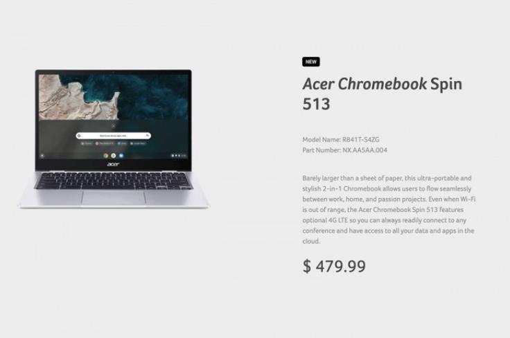 高通入局Chromebook市场！宏碁新Chromebook将搭载骁龙7系处理器