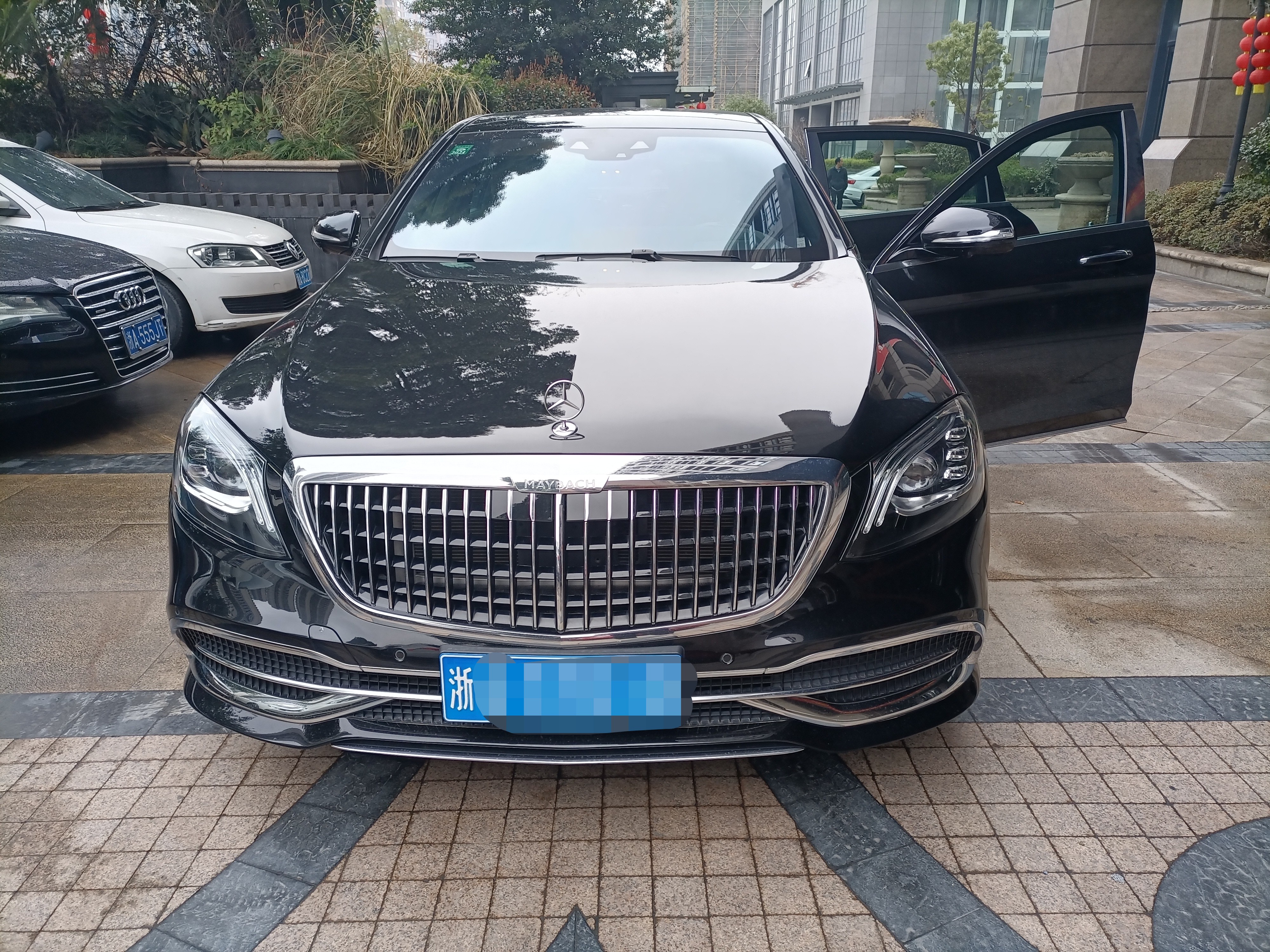 奔驰s级迈巴赫s450五座改四座独立行政座椅带小桌板分享案例