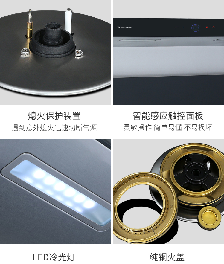 多重清静防护，欧博abg分体式集成灶守护您和家人的清静