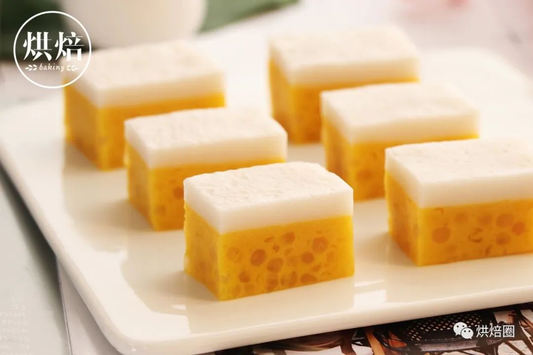 把西米整粒加入到木薯粉中蒸出來的糕好有嚼勁