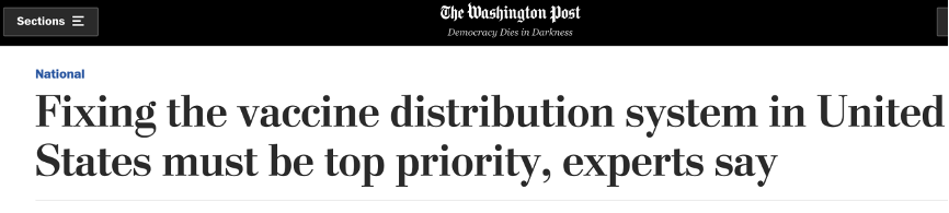 美國疫苗接種陷入混亂：效率低下分配不公