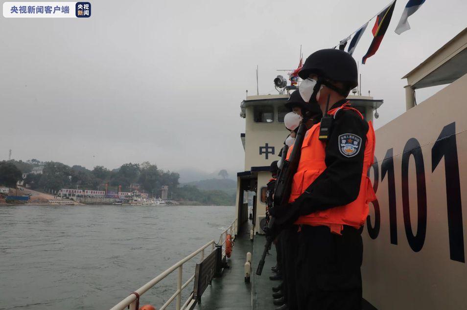 第100次中老缅泰湄公河联合巡逻执法启动