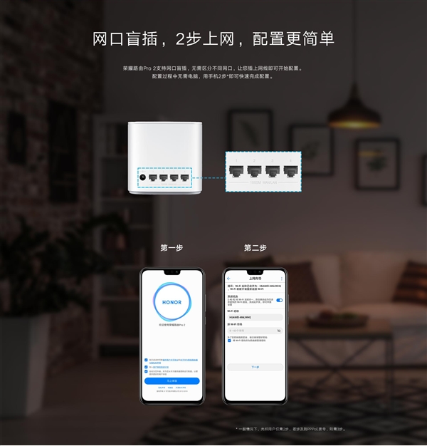 荣耀路由Pro2公布：自研灵霄四核集成ic 先发329元
