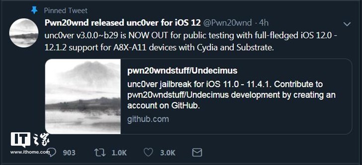 iPhoneiOS 12.0-12.1.2完整篇苹果越狱已来