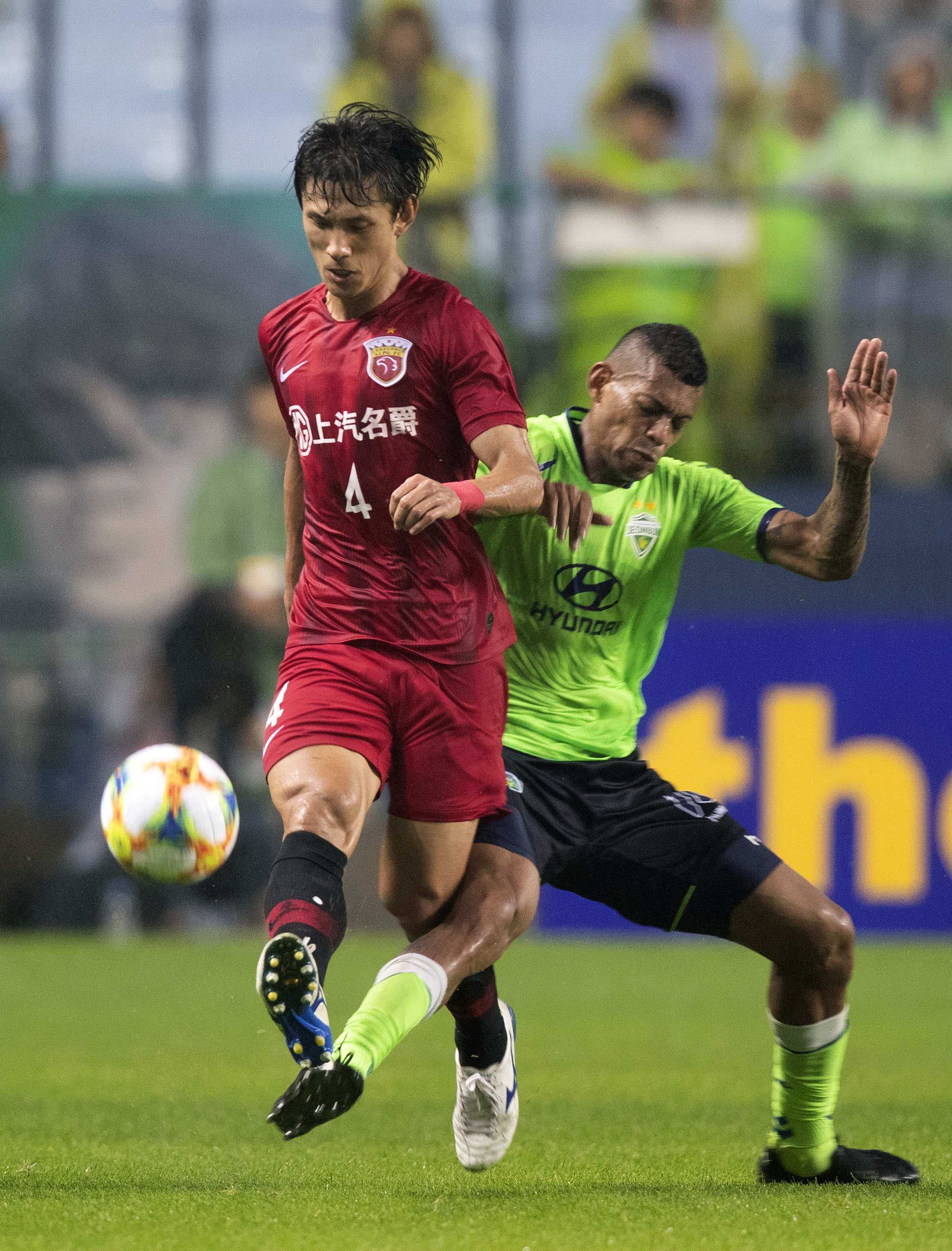 照片,全州(韩国),2019年6月26日    (体育)(5)足球——亚冠:上海上港