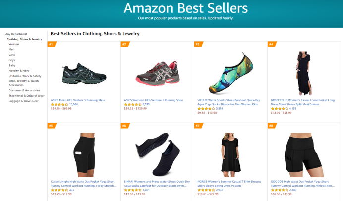 Which products on the Amazon platform sell well? This TOP 6