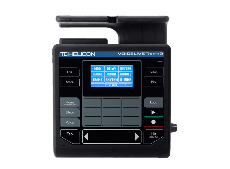 录音棚级別的人声伴奏吉他效果器 TC Helicon VoiceLive Touch 2