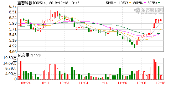 宝馨科技股东户数下降1.27%，户均持股6.56万元