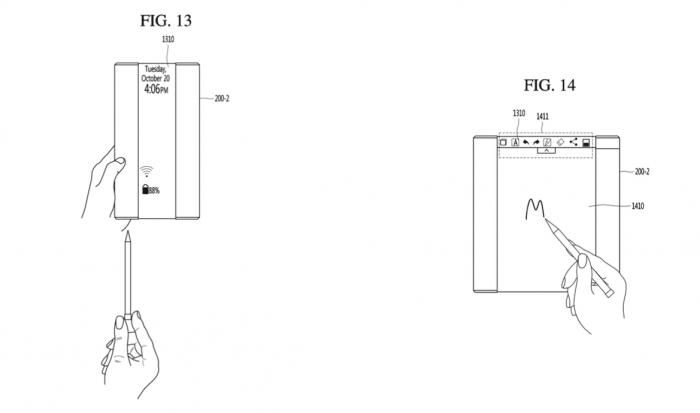 LG专利权展现含有可翻转显示器和触控笔的智能机