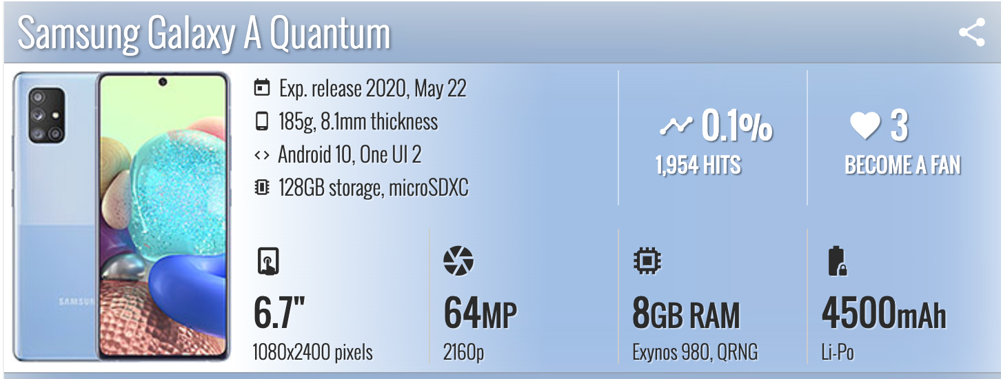 三星全世界先发5G量子科技手机上：适用量子加密，市场价3758元