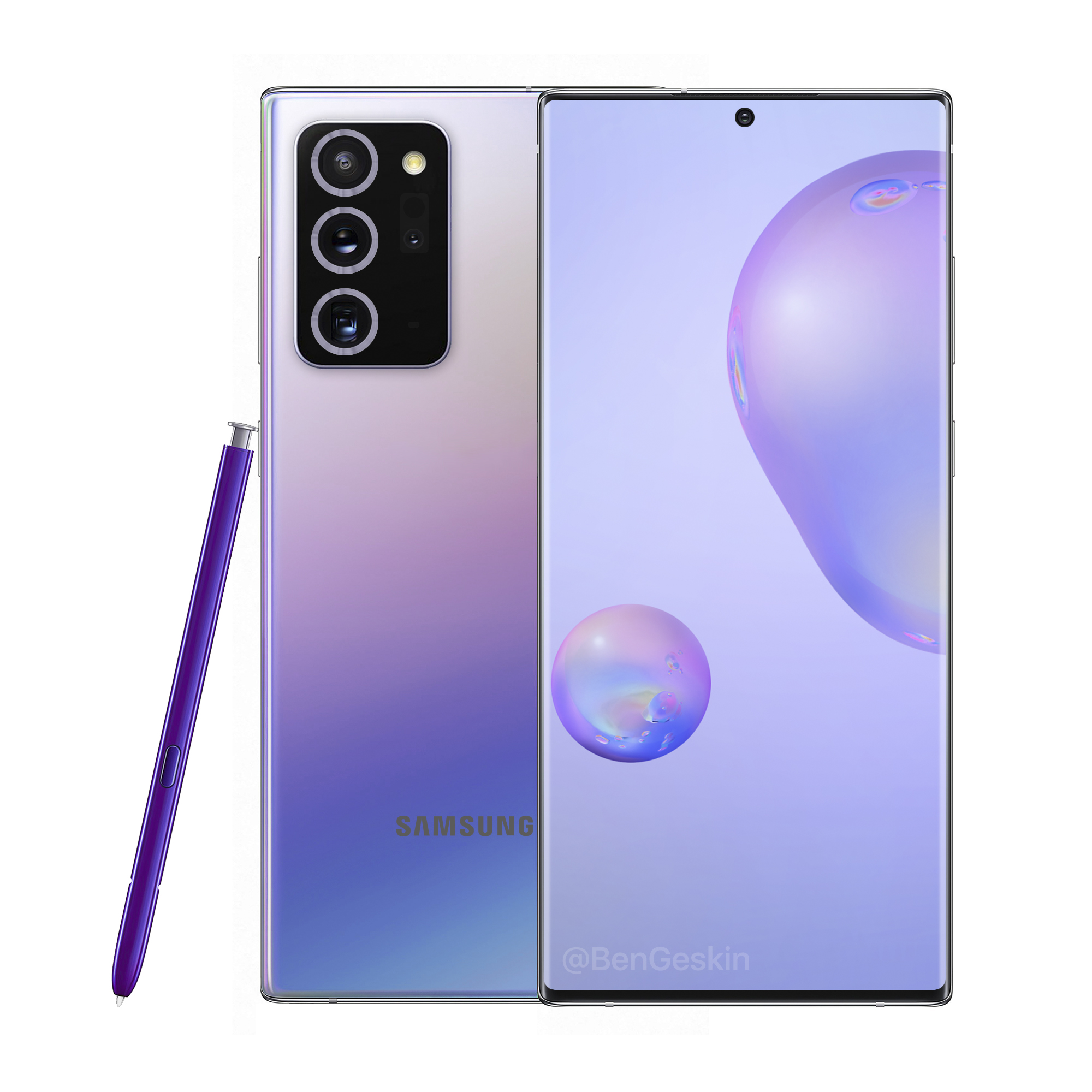 Galaxy Note20 Ultra曝出：强劲三摄 此次变成？