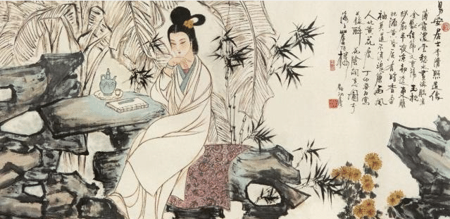 The elder sister that writes a poem forms a delegation go out, you most Pick who? 