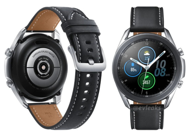 三星Galaxy Watch 3曝出：持续转动表壳 钛金属版长相能打