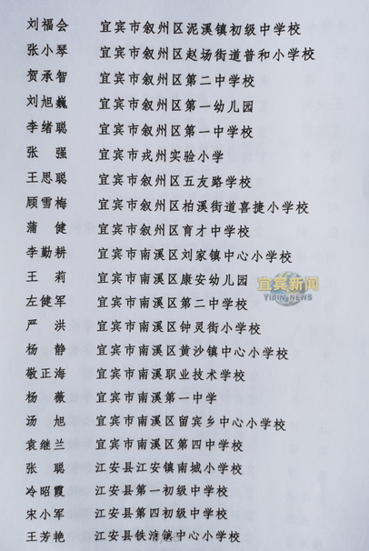 幸而有您！宜宾这些教师被市委市政府通报表扬了