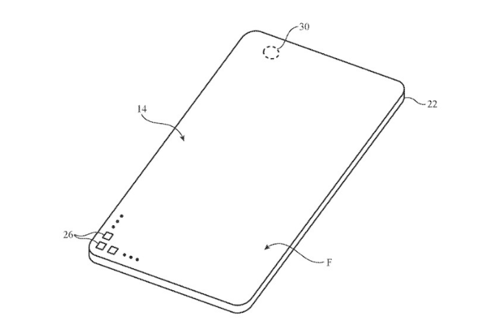 最前线丨苹果新专利权曝出，无流海的iPhone很近了