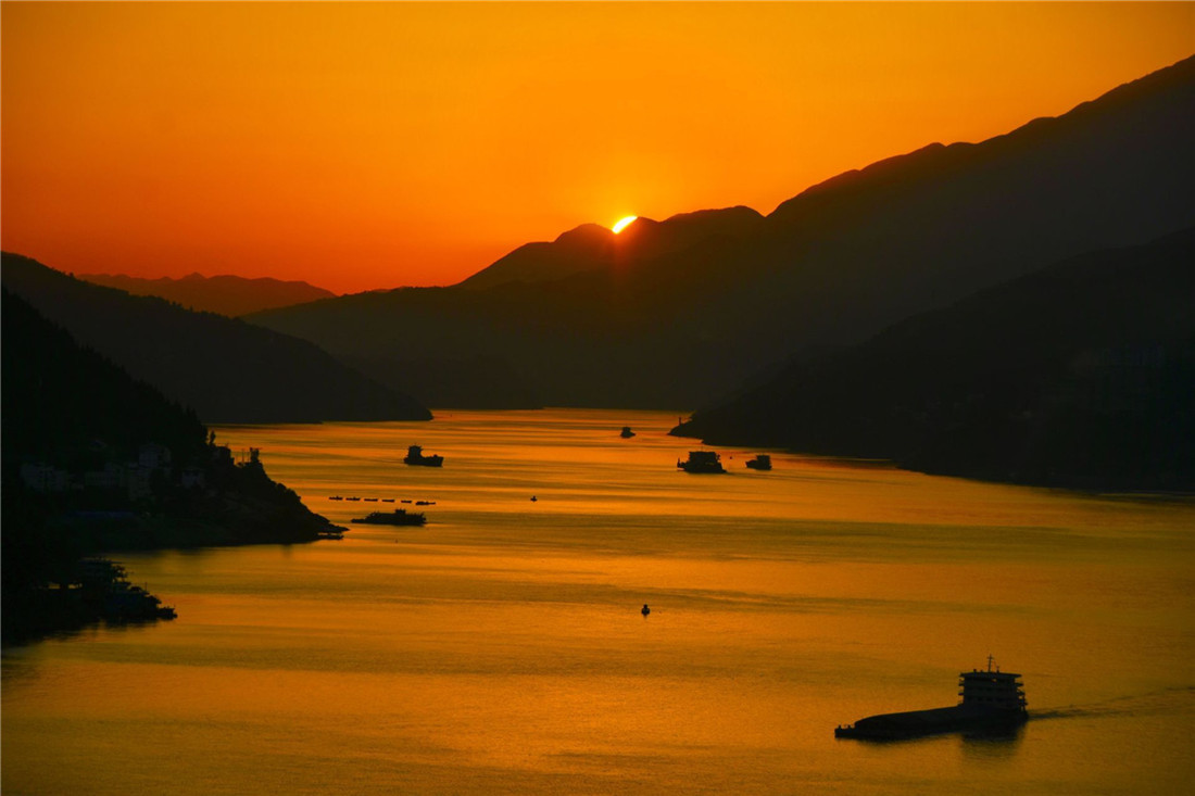 Chongqing Wushan: a view