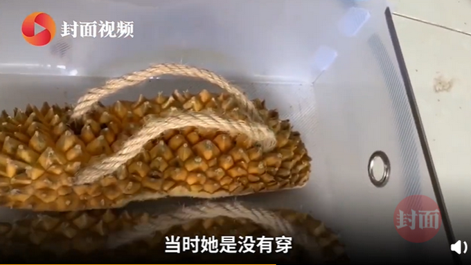 送女友榴莲壳拖鞋就想知道这位兄弟什么勇气让你干出这事的