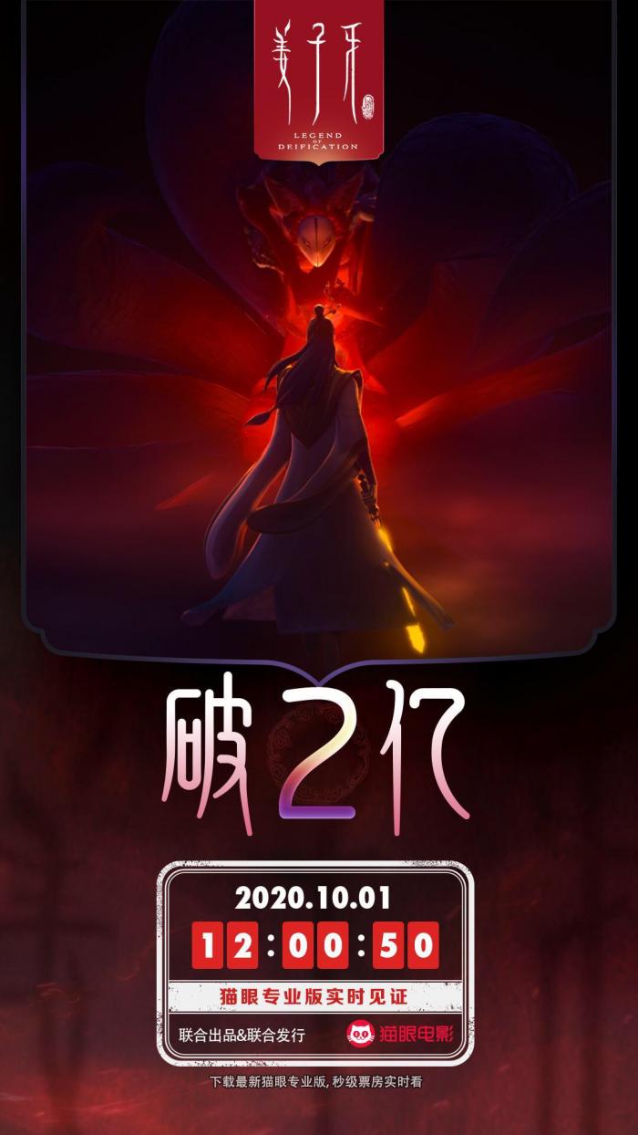 1.45亿！姜子牙刷新动画电影首日票房纪录，领跑国庆档