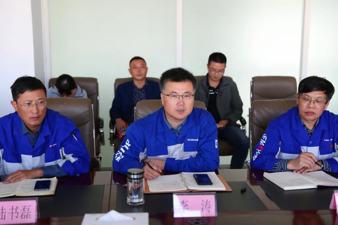 济南新材料产业园区领导班子到企业调研