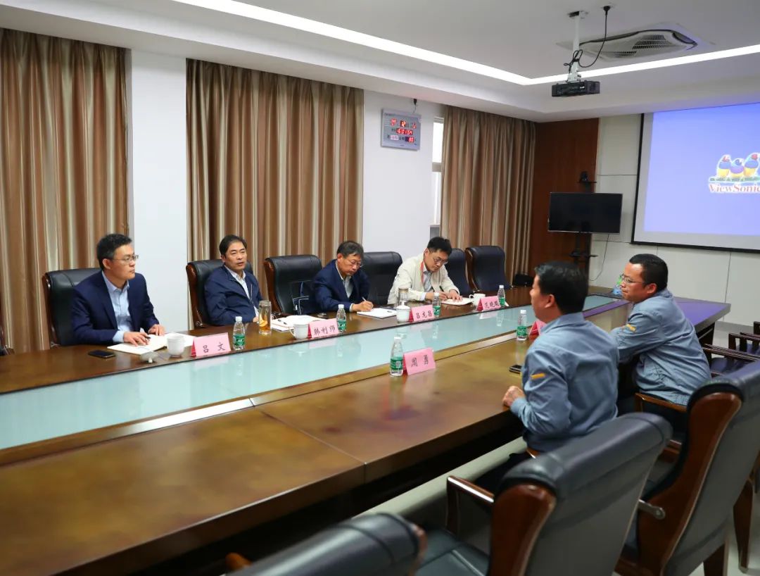 济南新材料产业园区领导班子到企业调研