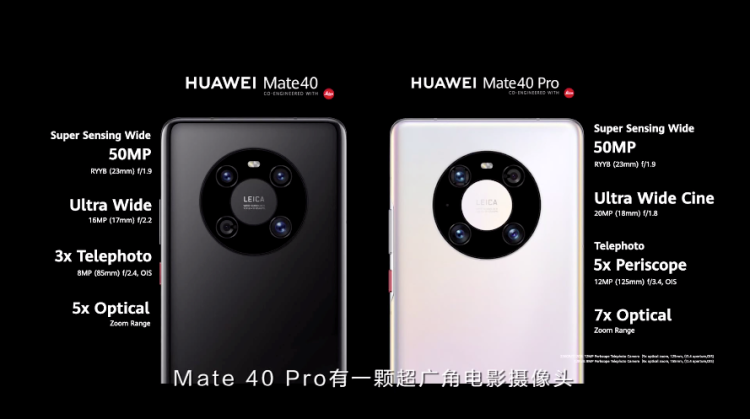 华为Mate 40正式发布，搭载全球首款5nm SOC麒麟9000芯片