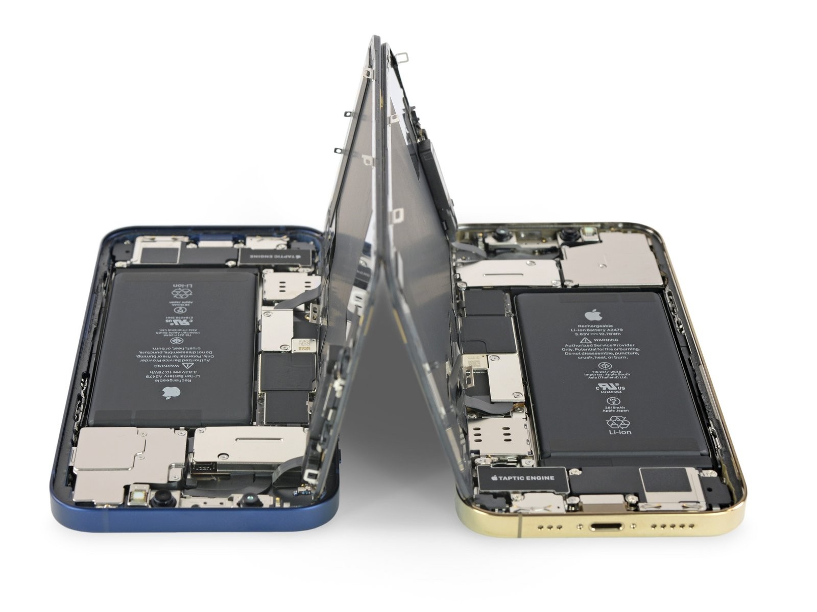 内部近乎一致 拆解iPhone 12与iPhone 12 Pro