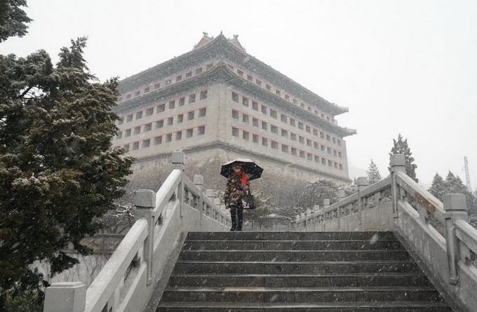 「今天」雪花飘!北京今天迎全市性降雪 银装素裹分外妖娆