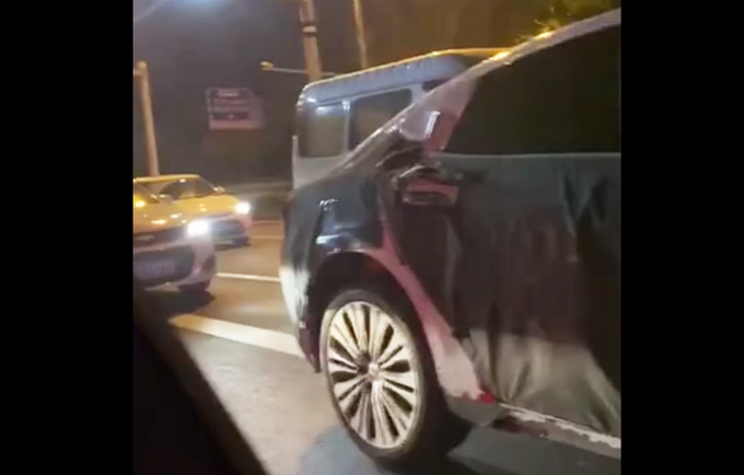 蔚来轿车路试谍照曝光！比特斯拉Model 3更大，下