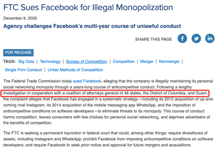 美国高呼：拆分 Facebook！抹黑中国后，扎克伯格
