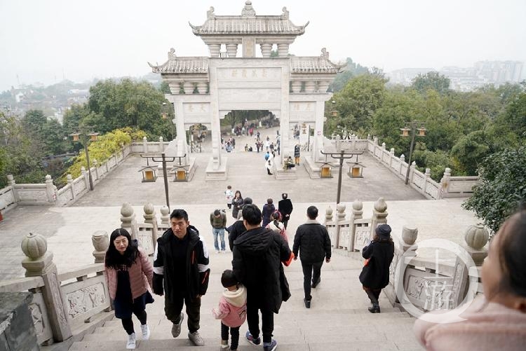 腊梅花开、阳光明媚，市民奔向鸿恩寺公园打卡