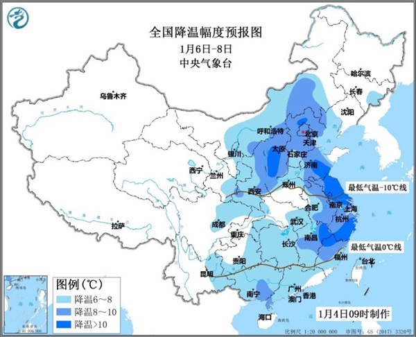 冷上加冷！三股冷空气组团来袭 20省区市气温或破今冬新低